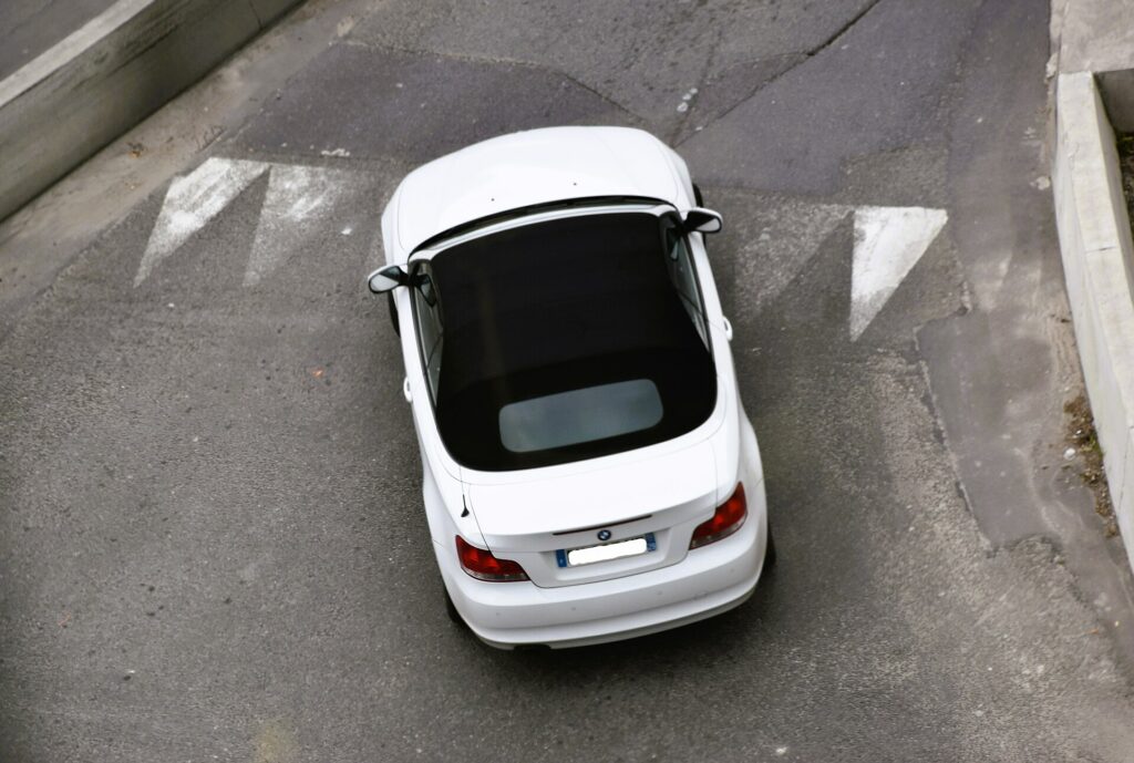 BMW 1er E88 Cabrio von hinten