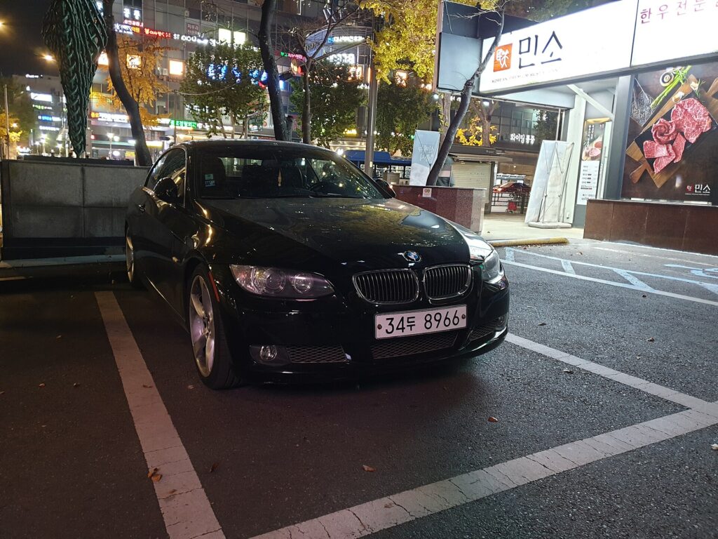 BMW 3er E93 Cabrio in Schwarz