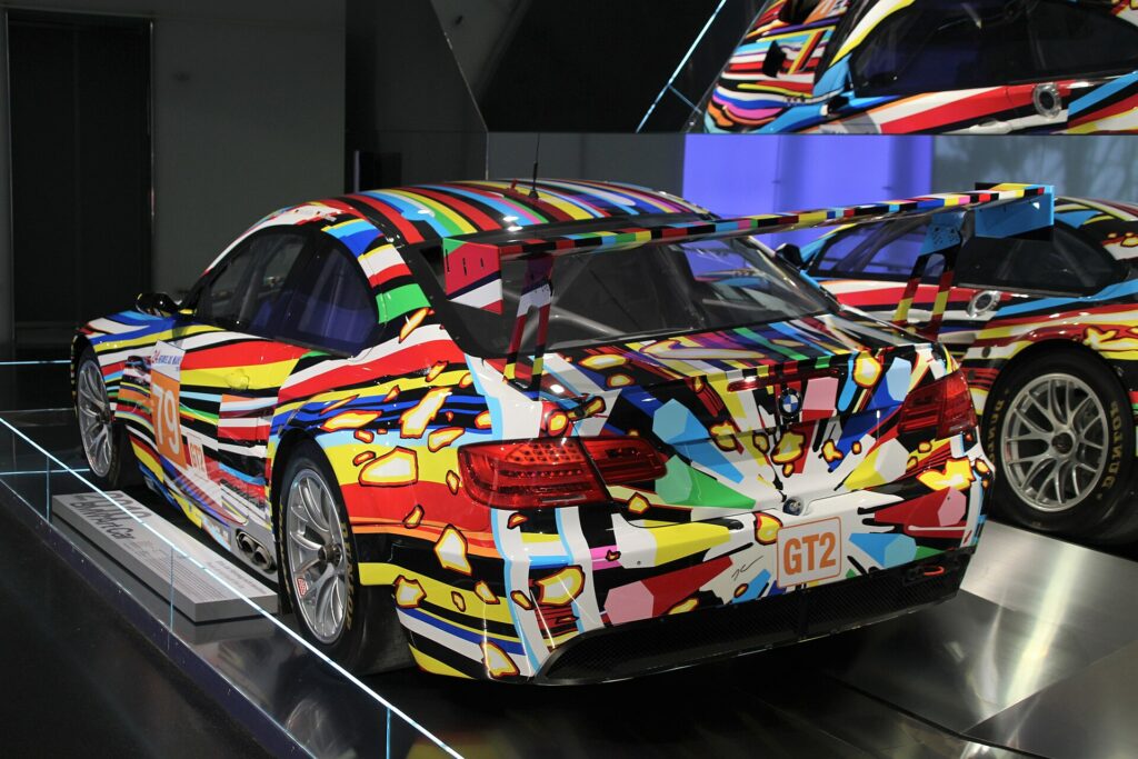 BMW M3 GT2 Art Car von hinten
