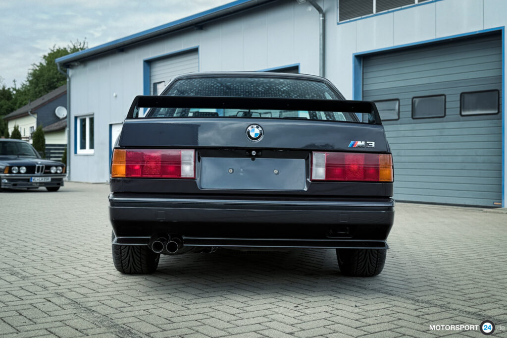 BMW M3 Europameister, Heckansicht