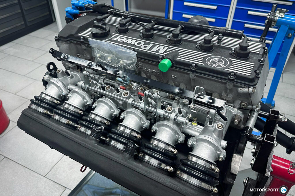BMW M88/3 Reihensechszylinder, frisch revidiert, Werkstattaufnahme