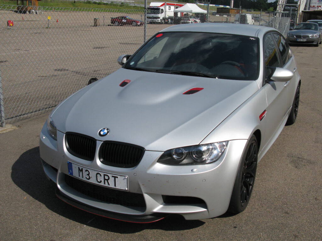 BMW M3 CRT E90 von hinten